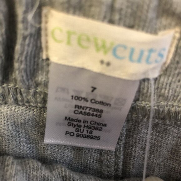 🆕 Crewcuts Size 7 Grey Heather Shorts - Picture 2 of 5